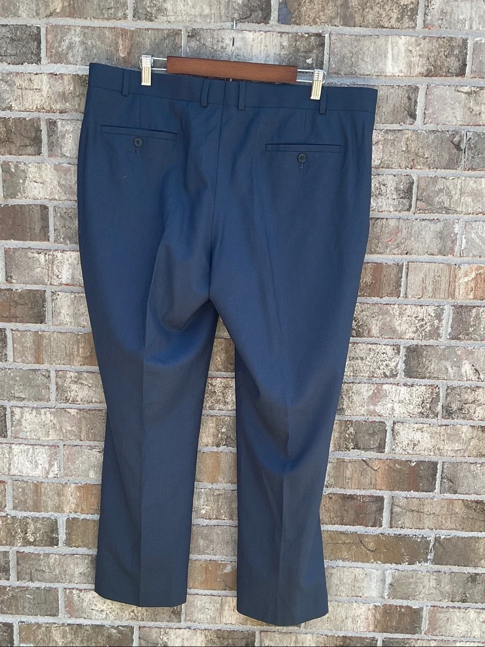 Take 50% OFF- Reaction Kenneth Cole Men's Classic Navy Dress Pants, Size-40X30
